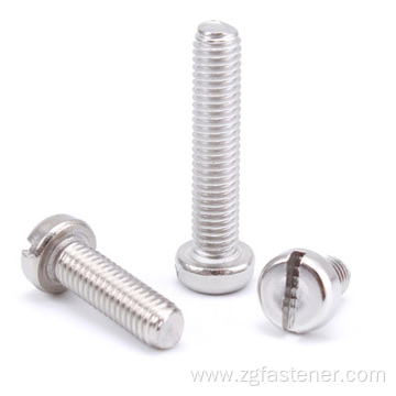 stainless steel Slotte cylinder head bolt Flat head bolt